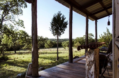 Harper Cabin | Rustic Off-the-Grid Cabin near Ample Outdoor Recreation in Harper, Texas