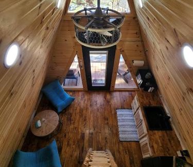 Scio Ski Chalet | Rustic Tree A-Frame with Original Design by Tappan Lake in Ohio