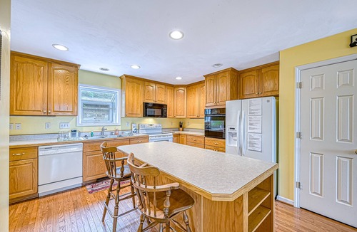 High Point House | S'thern Rock - Lakefront home with views, dock, screened porch, kayak & canoe