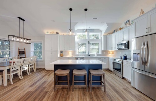 Whalehead Beach House | Saltwater Pool, Hot Tub, & 5-Min Walk to Beach!