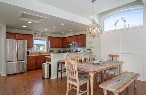 Whalehead Beach House | Salty Breeze: Oceanside, Elevator,Hot Tub, Community Pool Access!