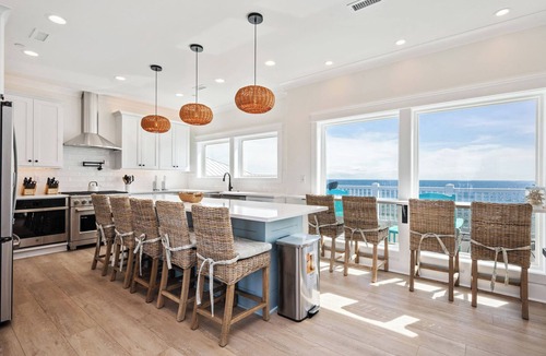 Oak Island House | Seaside Delight: Luxury Oceanfront Home with Pool, Elevator