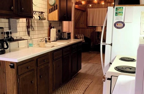 Irons Cabin | Secluded A-frame Loft Cabin on Lincoln Hills Trails Firepit ATV Friendly!