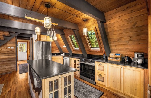 Spring Valley Cabin | Secluded Mountain A-Frame: Hot Tub, BBQ, & Large Deck, by Forest & Peak Retreats