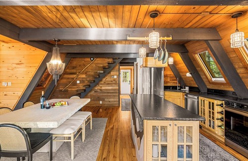 Spring Valley Cabin | Secluded Mountain A-Frame: Hot Tub, BBQ, & Large Deck, by Forest & Peak Retreats