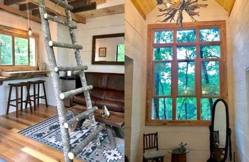 Salem RV Rental | Secluded Tree House Rental with a Sleeping Loft near Lake Jocassee in South Carolina