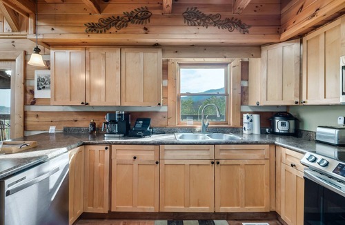 Smoky Mountains Cabin | Secluded Wood Fireplace View Hot Tub Early CheckIn