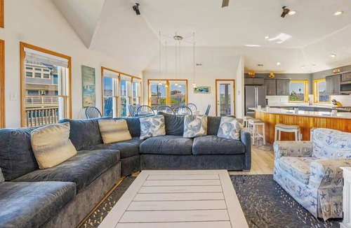 Farrow Shores House | Semi-Oceanfront Dog Friendly Home w/Private Pool, Hot Tub, EV Charger, Game Rm