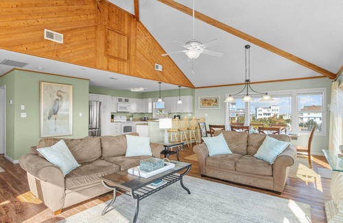 Salvo House | Semi-Oceanfront Dog Friendly w/Pool, Hot Tub. Take in the Whispering Surf!