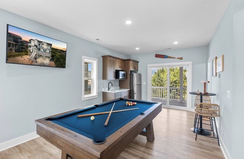 Ocean Isle Estates House | Semi-Oceanfront Dog Friendly w/Pool, Hot Tub, Tiki Bar, Game Room, Beach Nearby