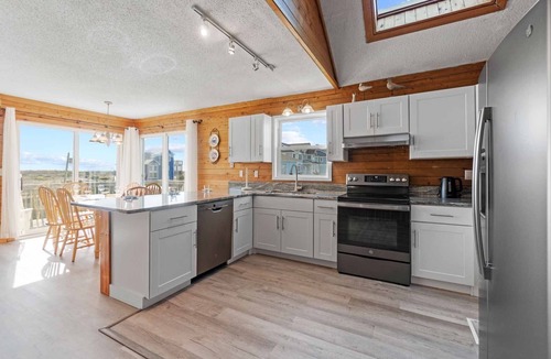 Salvo House | Semi-Oceanfront Salvo Home with Foosball, Grill, and Nearby Beach Access