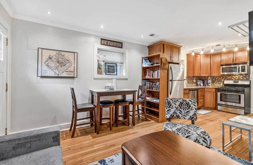 Reed-Cooke Apartment | Serene 2BR/2BA walkable retreat + Free Parking