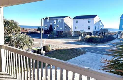 Oak Island House | Seven Palms: Private Pool, 2nd Row Ocean Views, Spacious West End Beach!