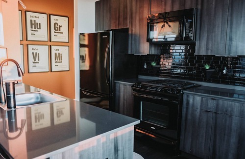 Near South Side Apartment | Skyline Serenity: Sauna, Hot Tub, Peloton, Views, Free Parking, Wifi