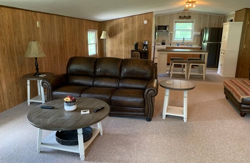 Waynesville Apartment | Sleeps 6 - Mountain Views! Enjoy watching Alpacas & Mini Horses from your deck!