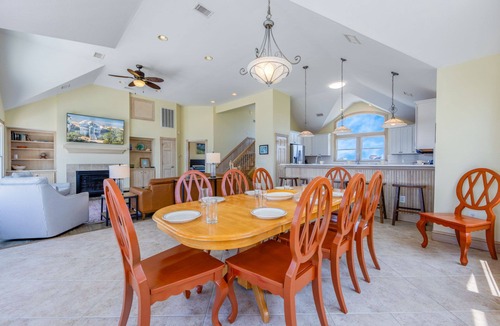 Avon House | Soundfront Dog Friendly w/Pool, Hot Tub, Private Beach, Game Room, and More!