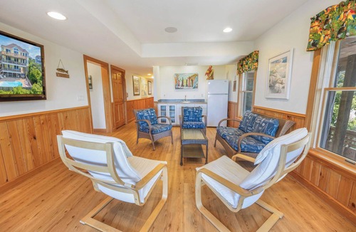 Avon House | Soundside Dog Friendly Home w/Pool, Elevator, Hot Tub, Game and Media Rooms