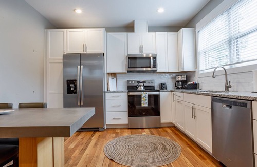 Woodfin Villa | Southbound | Pet Friendly Luxury Asheville Villa with Hot Tub & EV Charger