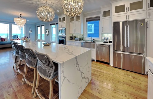 Kure Beach House | Southern Comfort | Pet-Friendly Oceanfront Retreat w/New Saltwater Pool!