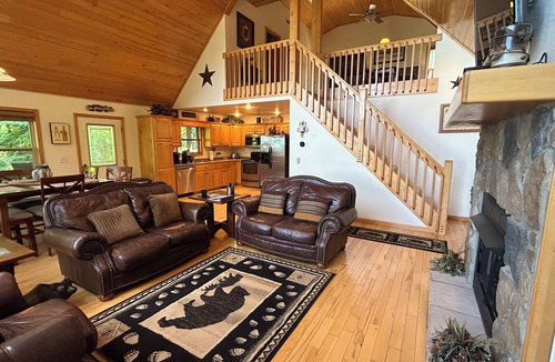 Murphy House | Spacious 3/3 Cabin - Mountain Views , HOT TUB, Game Room & Wi-Fi!