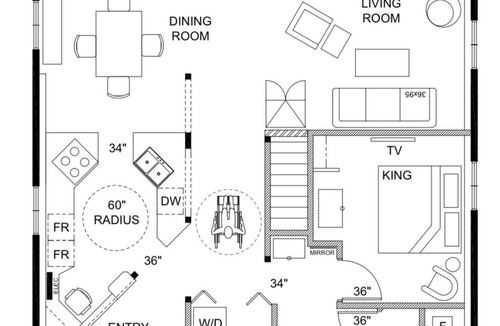Sidney House | Spacious Accessibility Suite