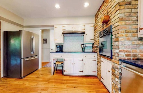 Flat Rock House | Spacious country home with firepit, patio, foosball, amazing views, & W/D