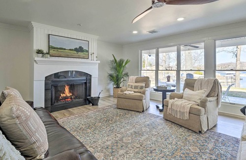 Eucha House | Spacious Lakeside Getaway w/ Hot Tub & Game Room!