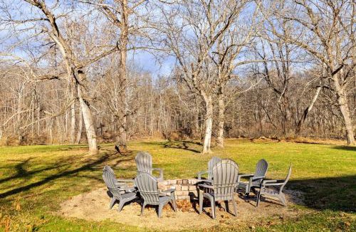 Fishers Hill House | Spacious Riverfront Cabin with Hot Tub Near Shenandoah River, Maurertown, Virginia