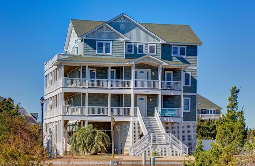 Wind Over Waves House | Spittin' Kitty - Rare 7 Bedroom Soundside Home in Salvo