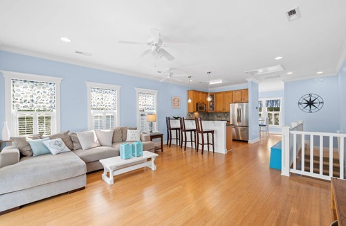North Carolina Coast House | Steps to the Sand! Private Home Near Carolina & Kure Beaches - Sleeps 8