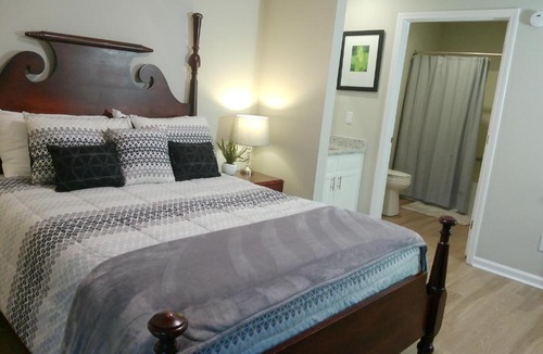 Pine Forest Apartment | Studio 415 Spring Lake - Fayetteville near Fort Bragg - Ground Level Studio with Self Check-in - Perfect for short or long-term stays