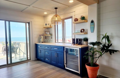 Sea Breeze Cottage | Stunning Beachfront Cottage w/Fire Pit - 1 minute from Sea Breeze Amusement Park