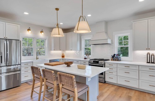 Moneta House | Sunset Point Estate. Luxury w/Covered Porches, Heated Salt Pool, Hot Tub, Dock!