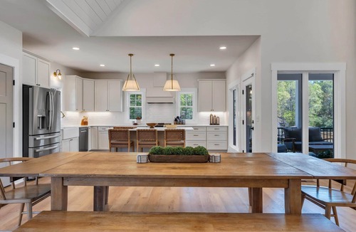 Moneta House | Sunset Point Estate. Luxury w/Covered Porches, Heated Salt Pool, Hot Tub, Dock!