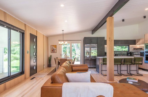 Bedford House | The Bedrock MCM | Mid-Century Comfort Near IU Health & SAIC