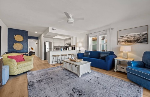 Surf City Condo | The Blue Pelican | Oceanview, Pool & Beach Access