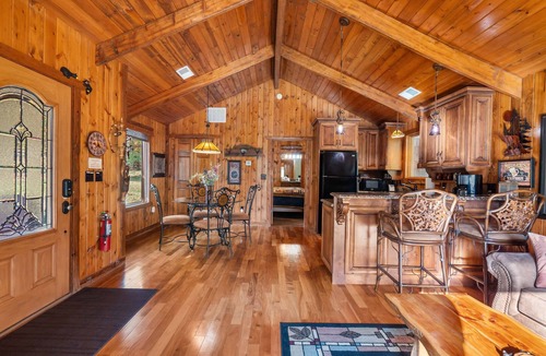 Branson Theater District Cabin | The Cabin at Rock Canyon + Free Tickets + Year-Round Hot Tub