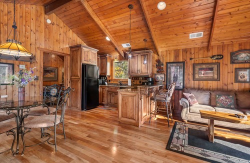 Branson Theater District Cabin | The Cabin at Rock Canyon + Free Tickets + Year-Round Hot Tub