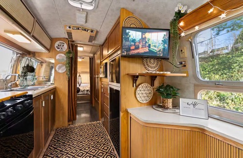 Asheville House | "The Sovereign" Airstream in AVL's River Arts District