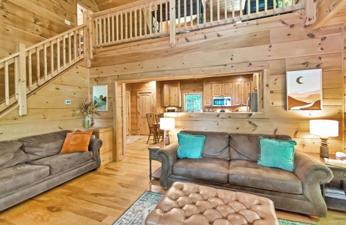 Banner Elk Cabin | The Watchtower - hot tub, game room, private retreat, fire pit, pet friendly