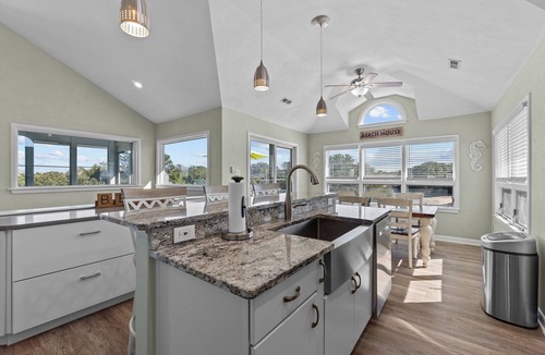 Monteray Shores House | Tiki II Beach home with private pool and hot tub. 10 minute walk to the beach.