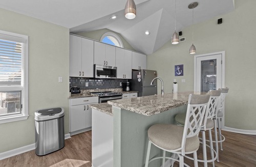 Monteray Shores House | Tiki II Beach home with private pool and hot tub. 10 minute walk to the beach.