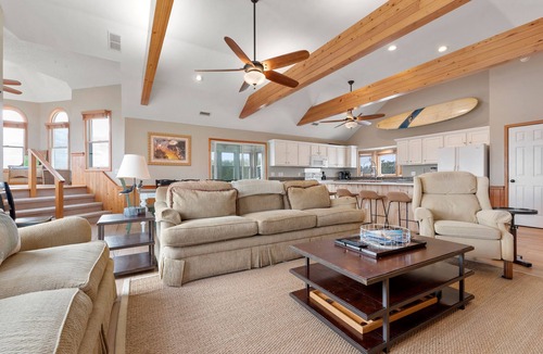 Whalehead Beach House | Toes On The Nose: Private Pool, Hot Tub, Rec Room