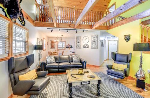 Damascus House | Tranquil Mountain Getaway in Troutdale: Game Room!
