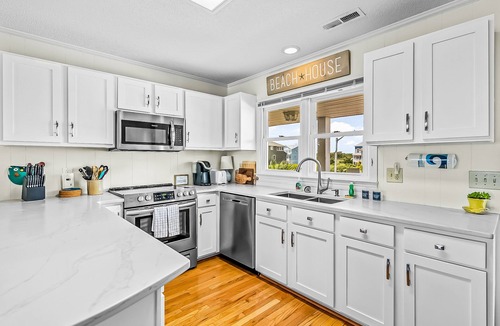 Holden Beach House | Tranquility: Newly updated house with pool & 2 porches - short walk to private beach access