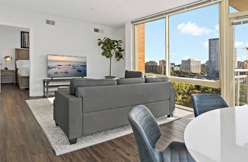 McLean Apartment | Tysons 2BR | Panoramic Views, Rooftop Pool & Gym