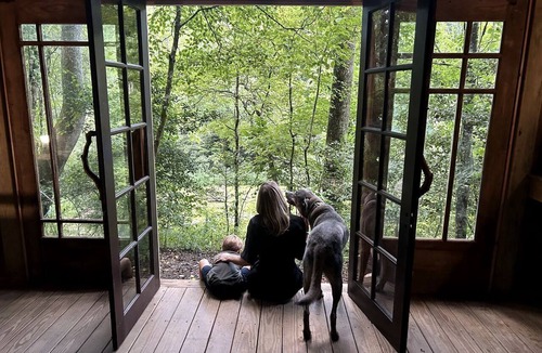 Zirconia Cabin | Unique Barnwood Cabin Retreat with Fire Pit and Outdoor Adventure in Zirconia, North Carolina