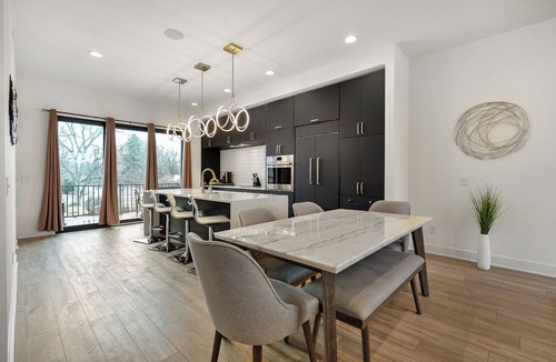 Carmel House | Upscale 3BR Townhome – Walk to Shops & The Monon!