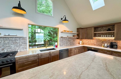 Skyland House | Views & Brews | Mountain and Lake Views in Asheville with Hot Tub and Sauna