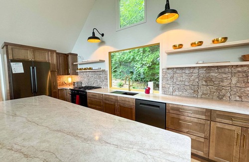 Skyland House | Views & Brews | Mountain and Lake Views in Asheville with Hot Tub and Sauna